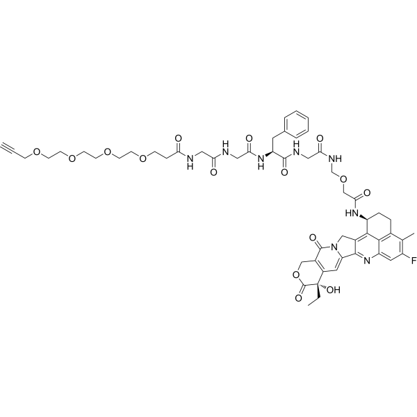 Propargyl-PEG4-GGFG-DXd 2762518-94-3